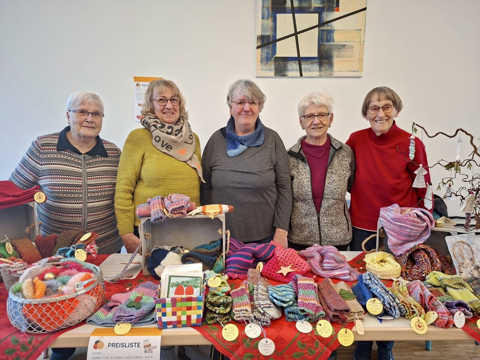 Adventsbasar_Strickgruppe
